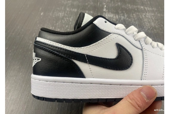 Rep EP 553558-132 553558-132 Low  Air and 1 Jordan black white 0215